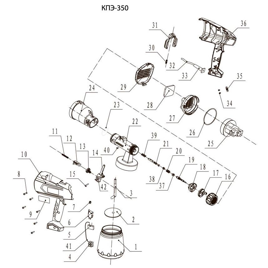 Запчасти Зубр КПЭ-350